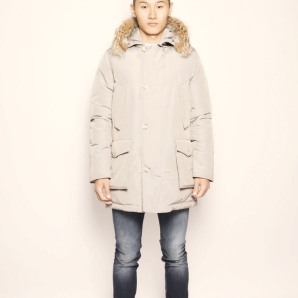 Woolrich Arctic Parka Coyote Fur Hood Down Fill - Picture 1 of 13